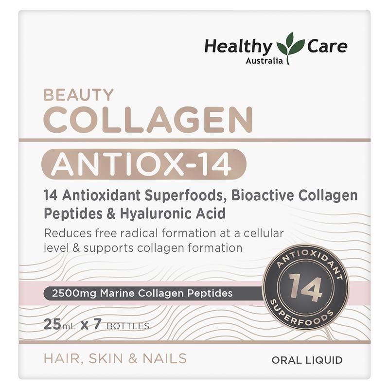 Collagen nước Healthy Care Beauty Collagen Antiox 25ml x 7 chai