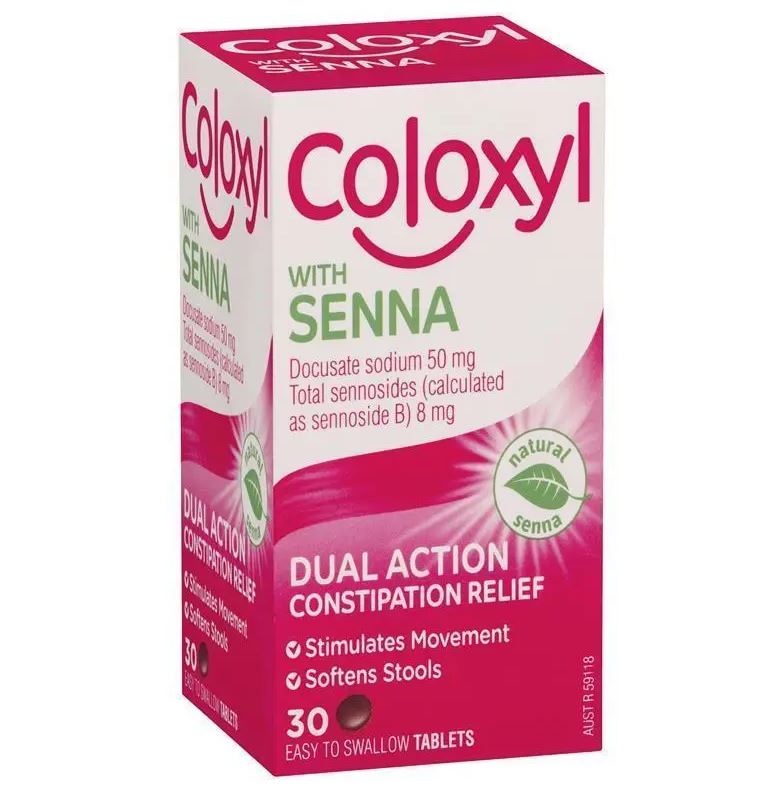 Viên uống nhuận tràng Coloxyl With Senna