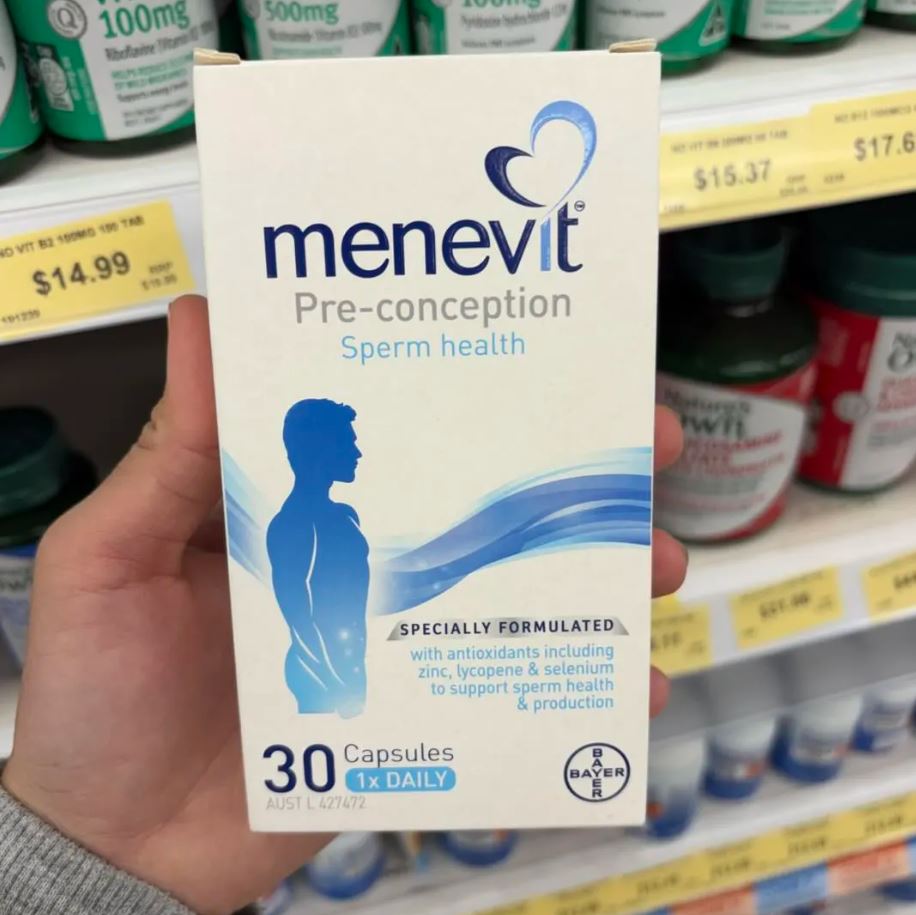 COMBO Elevit + Menevit cho bố mẹ chuẩn bị mang thai