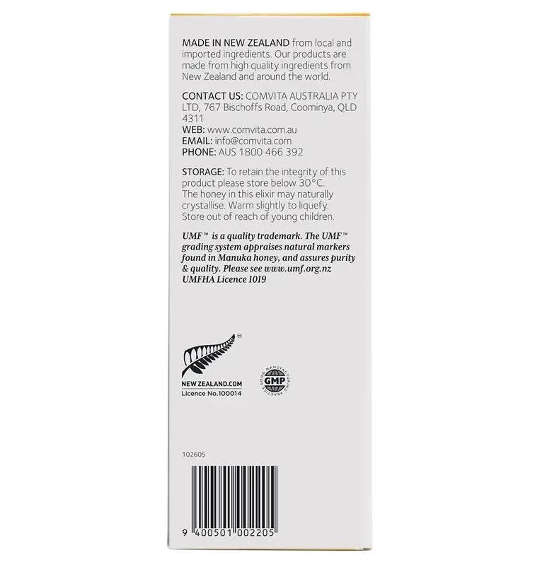 Siro Keo ong tăng đề kháng Comvita Propolis Herbal Elixir 200ml