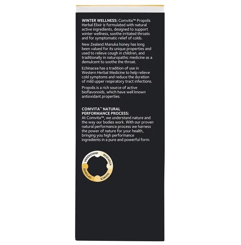 Siro Keo ong tăng đề kháng Comvita Propolis Herbal Elixir 200ml