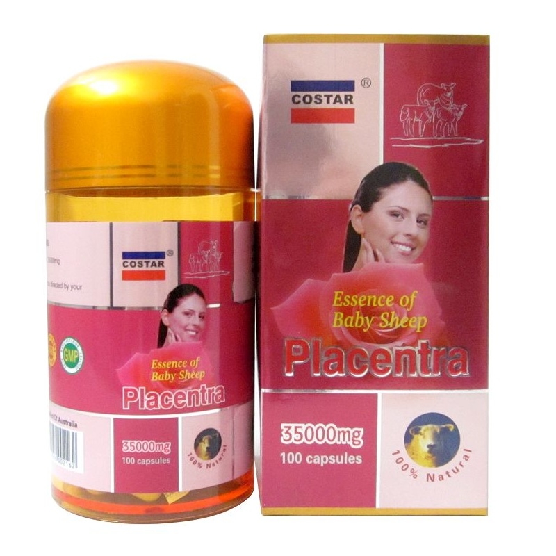 Nhau thai cừu Placentra Baby Sheep Costar 35000mg 100 viên | Sản phẩm chính hãng Úc