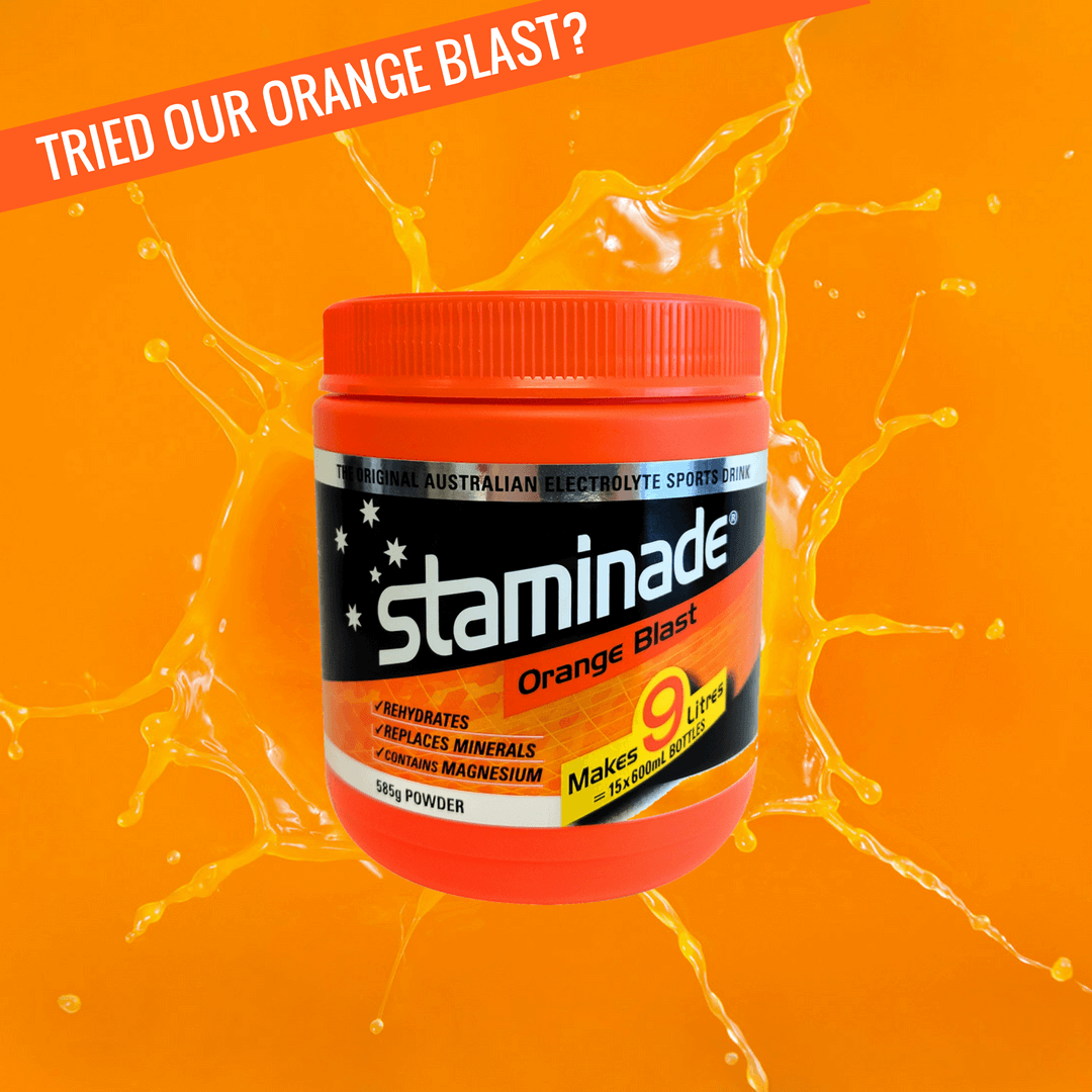 Staminade Orange Blast bột pha nước bù điện giải của Úc 585g | Sản phẩm Úc chính hãng