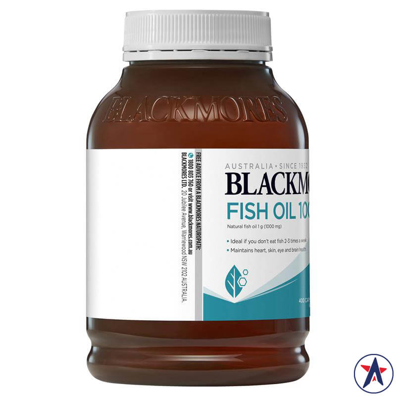 Dầu cá Blackmores Omega 3 Fish Oil 1000mg 400 viên | Sản phẩm Úc