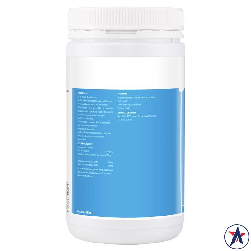Dầu cá hồi Omega 3 Healthy Care Wild Salmon Oil 1000mg 500 viên | Xuất xứ Úc (Australia)