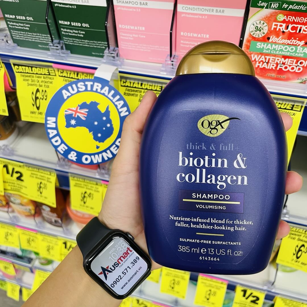Dầu gội Biotin & Collagen Ogx Shampoo