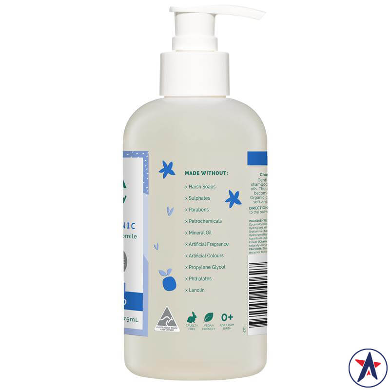 Dầu gội cho bé Gaia Natural Organic Baby Shampoo 375ml