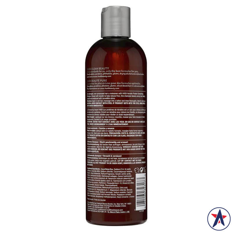 Dầu gội làm mượt tóc Hask Keratin Protein Smoothing Shampoo 355ml