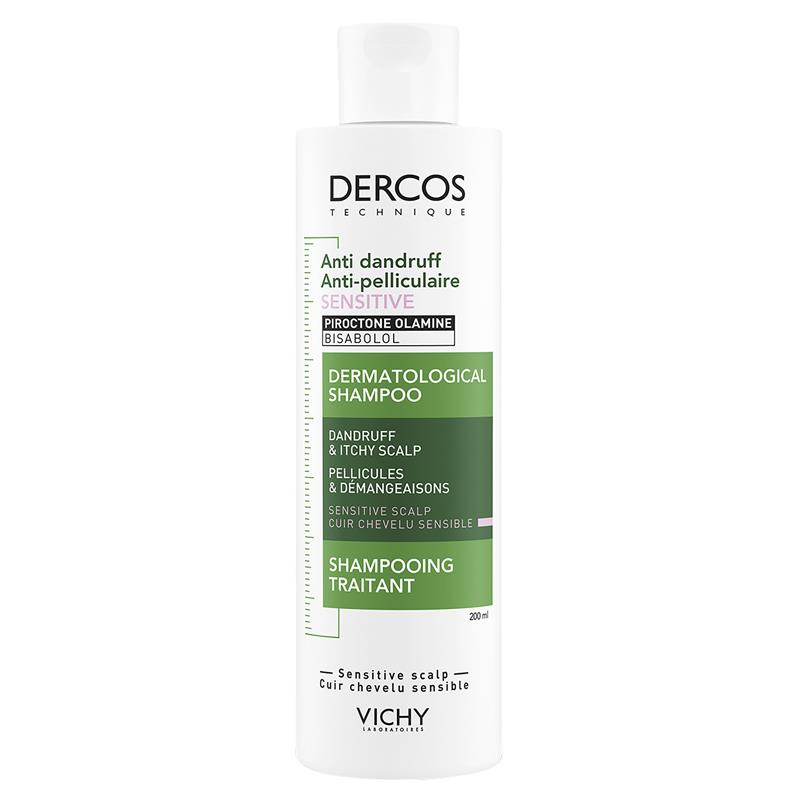 Dầu gội trị gàu Dercos Anti-Dandruff Shampoo for Sensitive Scalp 200ml