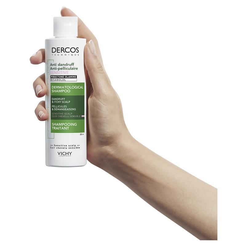 Dầu gội trị gàu Dercos Anti-Dandruff Shampoo for Sensitive Scalp 200ml