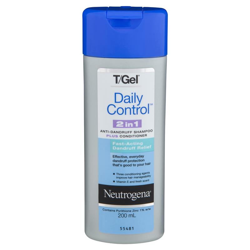 Dầu gội xả trị gàu Neutrogena T/Gel Daily Control của Úc 200 ml