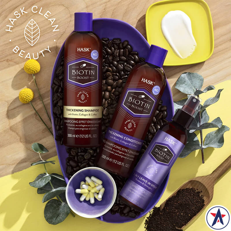 Dầu xả làm dầy tóc Hask Biotin Boost Thickening Conditioner 355ml