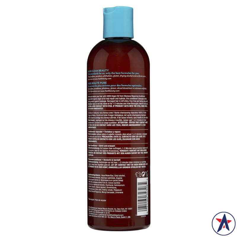 Dầu xả phục hồi tóc Hask Argan Oil Repairing Conditioner 355ml