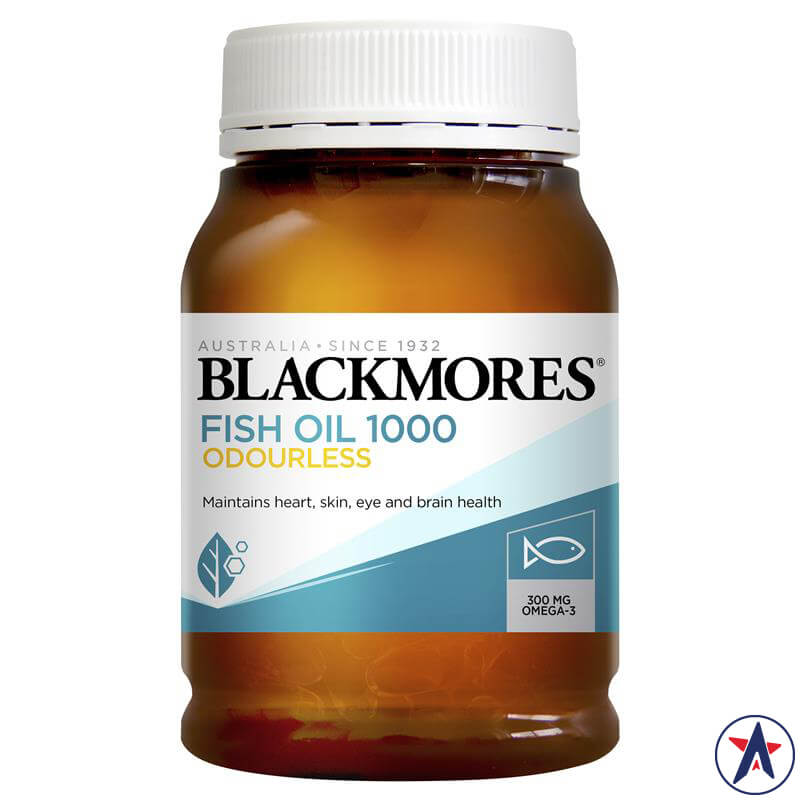 Dầu cá không mùi Blackmores Odourless Fish Oil 1000mg