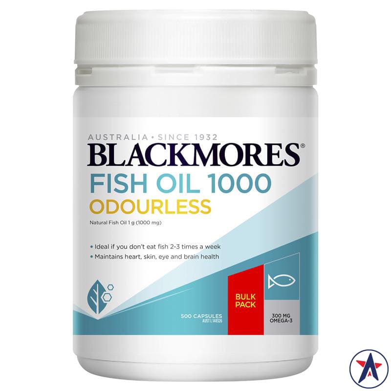 Dầu cá không mùi Blackmores Odourless Fish Oil 1000mg