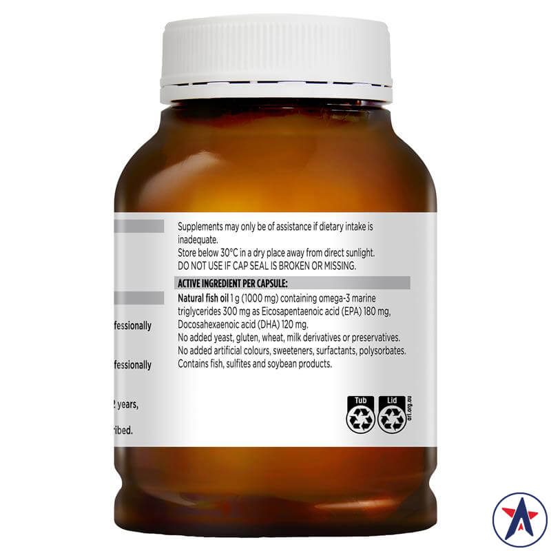 Dầu cá không mùi Blackmores Odourless Fish Oil 1000mg