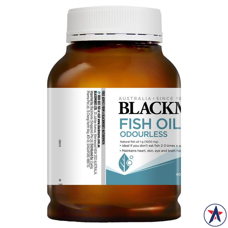 Dầu cá không mùi Blackmores Odourless Fish Oil 1000mg
