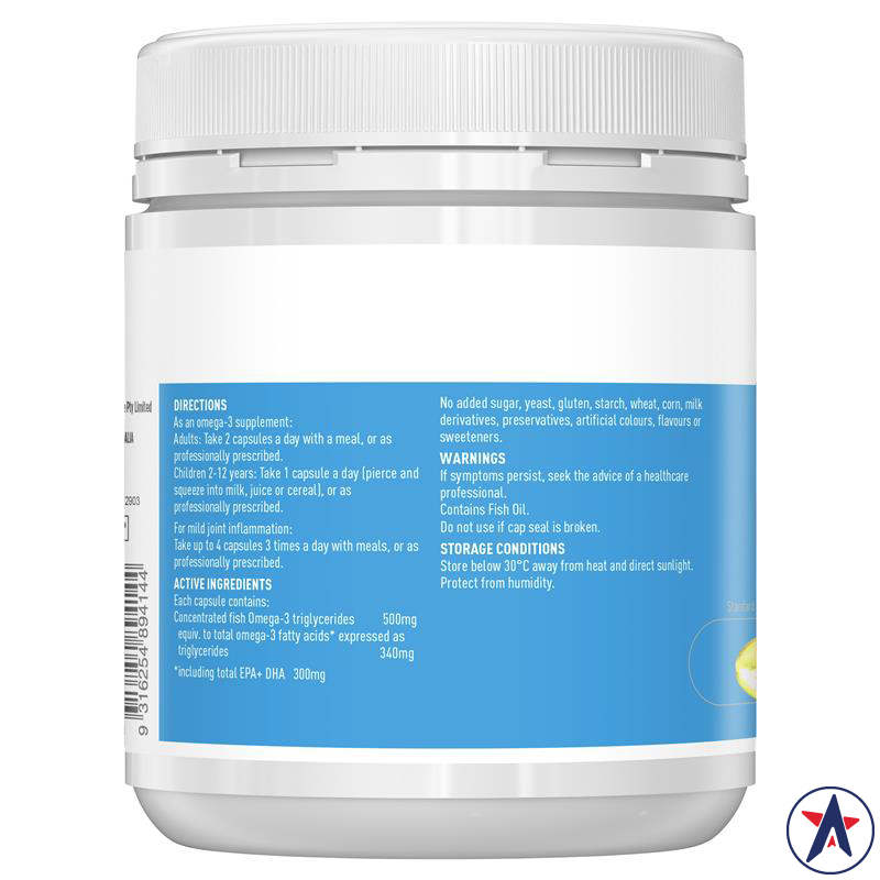 Dầu cá không mùi viên nhỏ Healthy Care Fish Oil Mini Caps Odourless