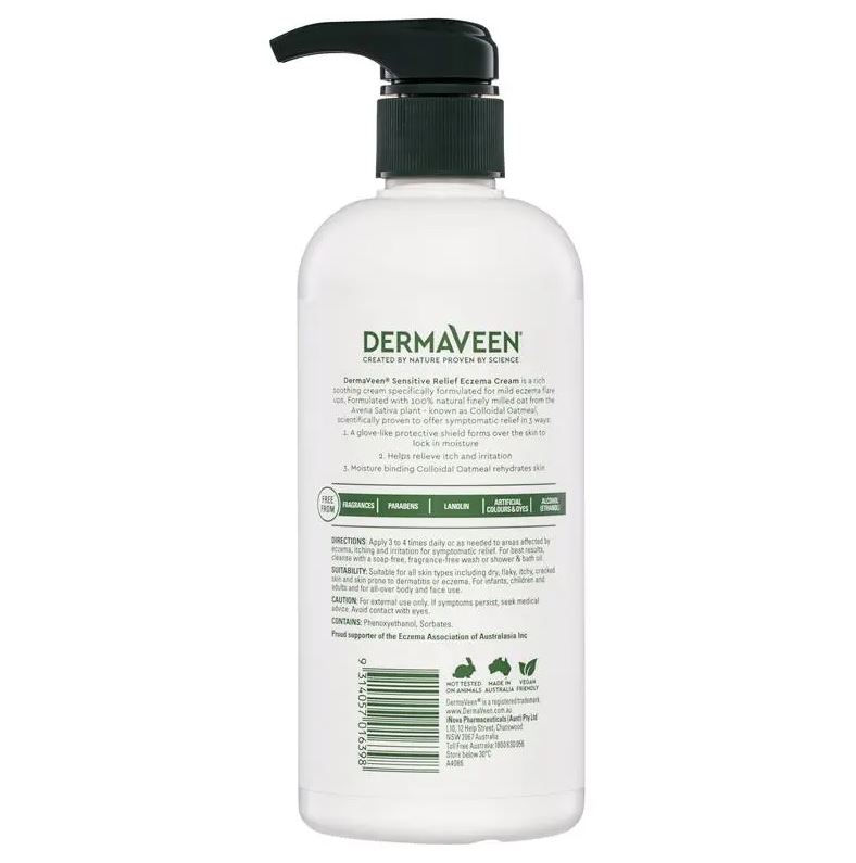 Kem bôi trị chàm DermaVeen Sensitive Relief Eczema Cream
