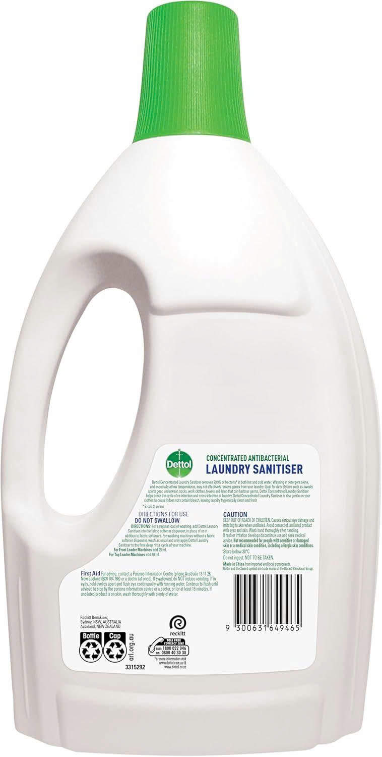 Nước xả diệt khuẩn Dettol Anti Bacterial Laundry Sanitiser 1.5 lít