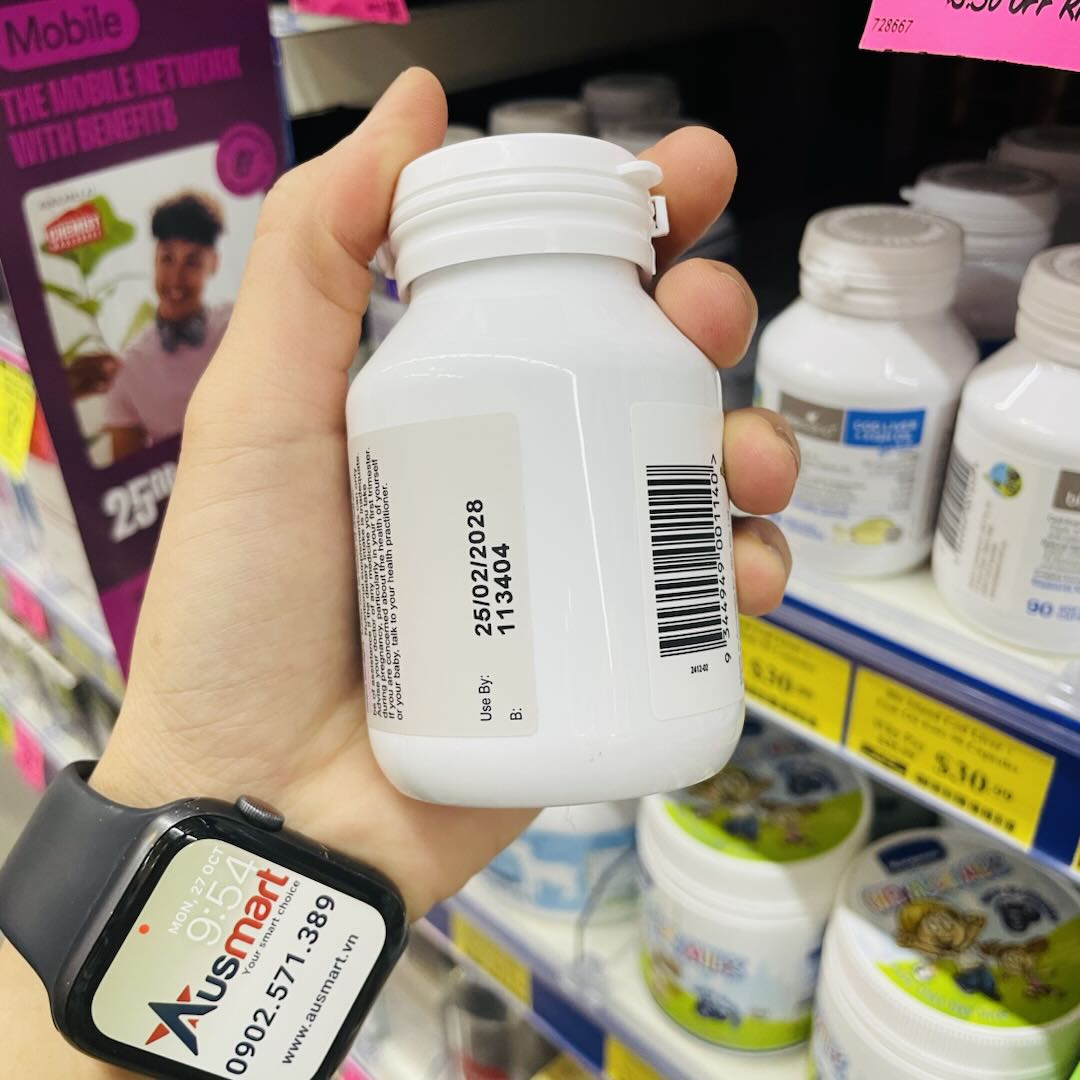 DHA cho bà bầu Bio Island DHA for Pregnancy của Úc 60 viên