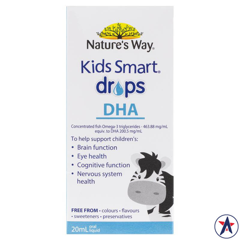 DHA Nature's Way Kids Smart DHA Drops Úc 20ml | Mua sắm hàng Úc tại Ausmart