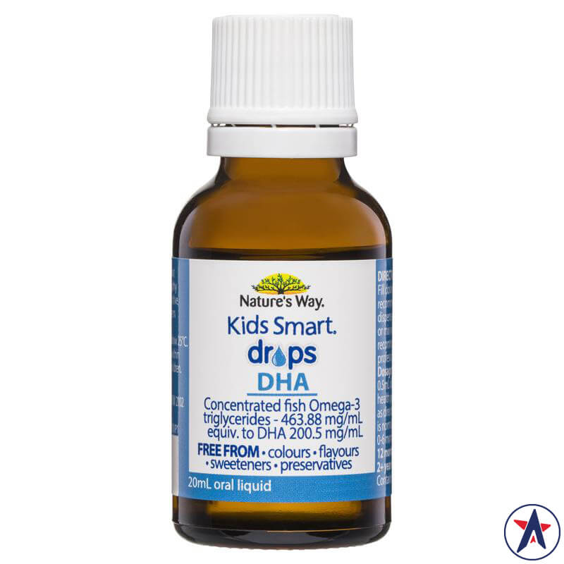 DHA Nature's Way Kids Smart DHA Drops Úc 20ml | Sản phẩm Úc chính hãng