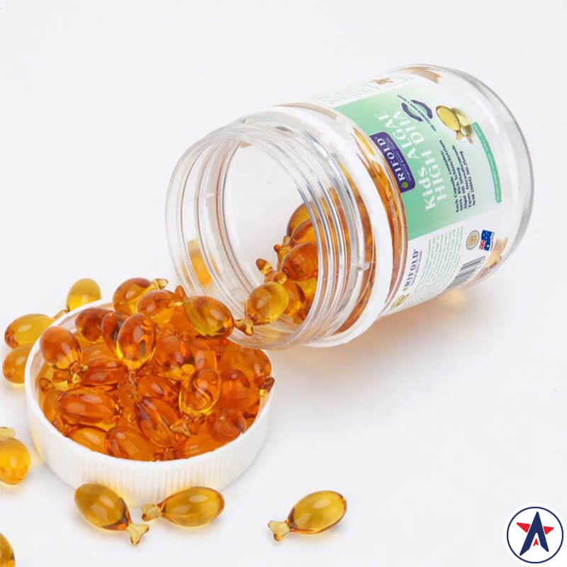 DHA thuần chay cho bé Rifold Kids Algae High DHA 90 viên