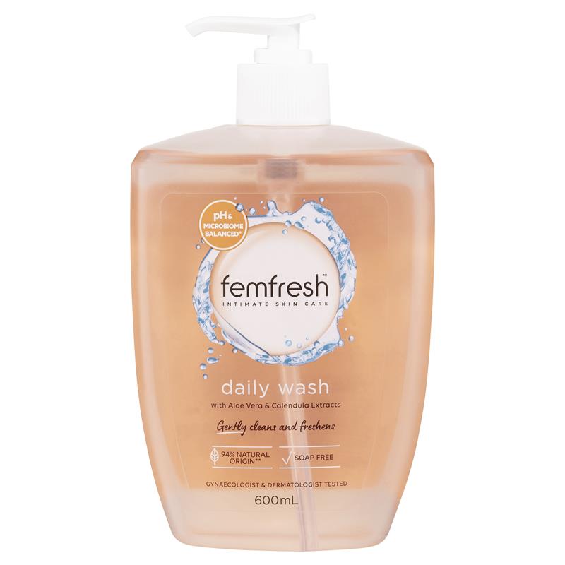 Dung dịch vệ sinh phụ nữ Femfresh màu cam Daily Wash