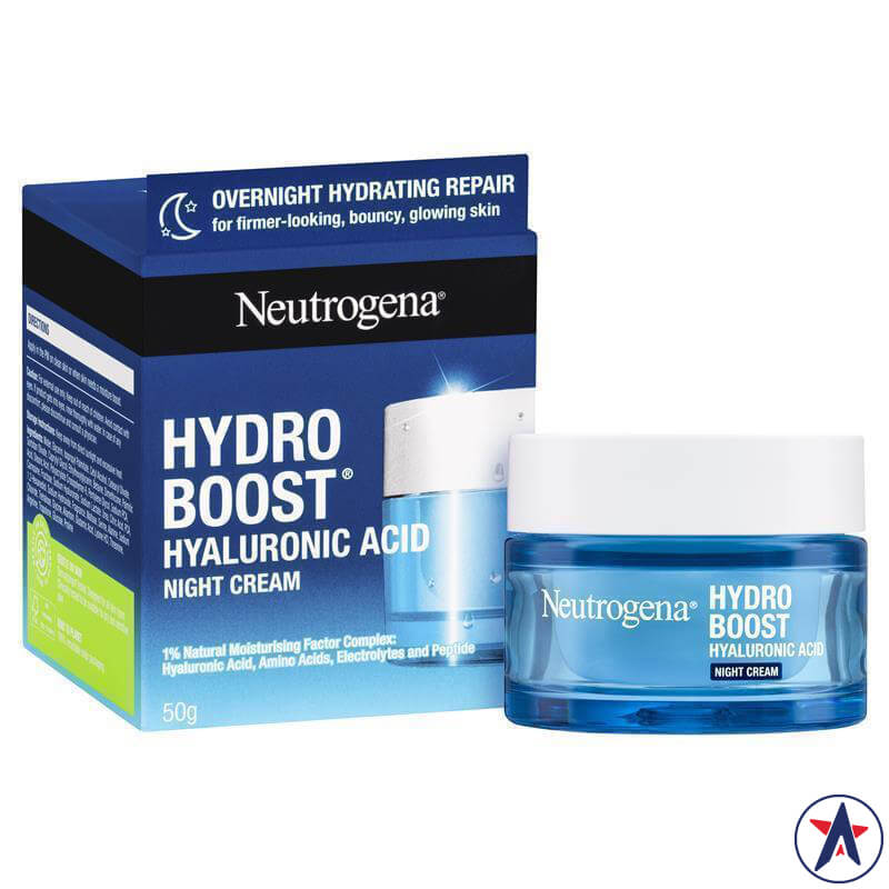 Dưỡng ẩm ban đêm Neutrogena Hydro Boost Hyaluronic Acid Night Cream 50g | Thương hiệu Úc chính hãng