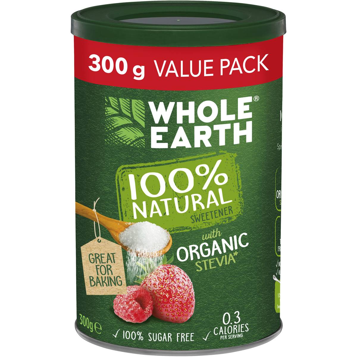 Đường ăn kiêng Whole Earth Granules Canister của Úc 300g | Sản phẩm Úc