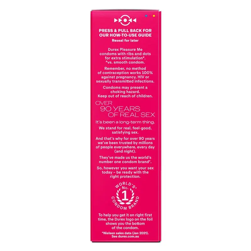 Durex Pleasure Me Condoms