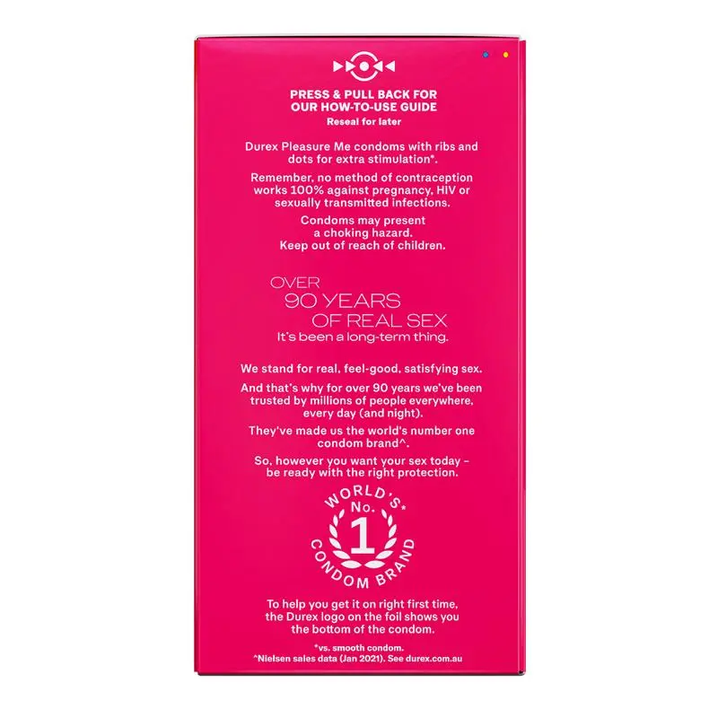 Durex Pleasure Me Condoms