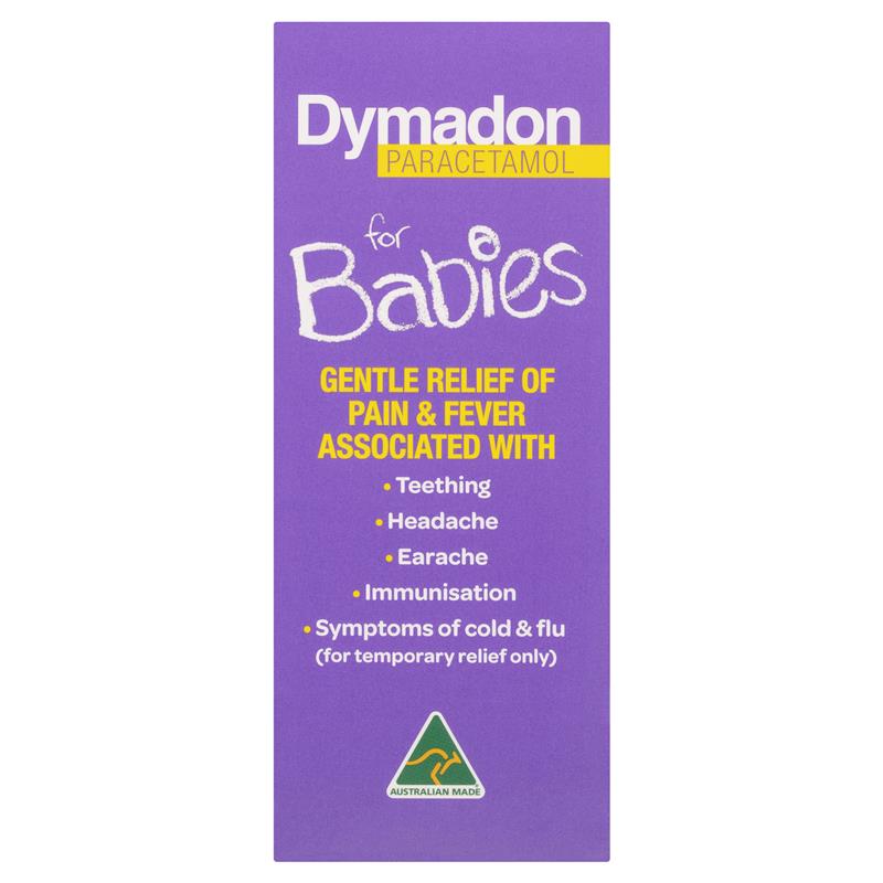 Giảm đau hạ sốt cho bé từ 1 tháng đến 2 tuổi Dymadon For Babies Orange 60ml