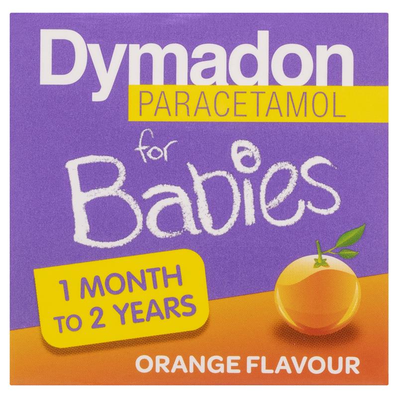 Giảm đau hạ sốt cho bé từ 1 tháng đến 2 tuổi Dymadon For Babies Orange 60ml