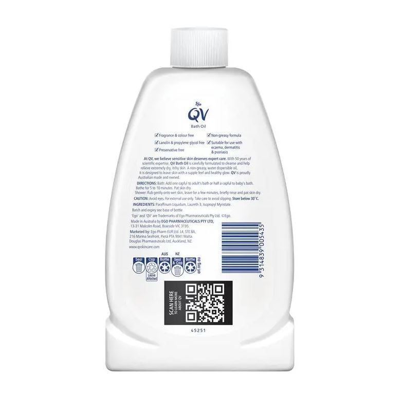 Dầu tắm Ego QV Bath Oil