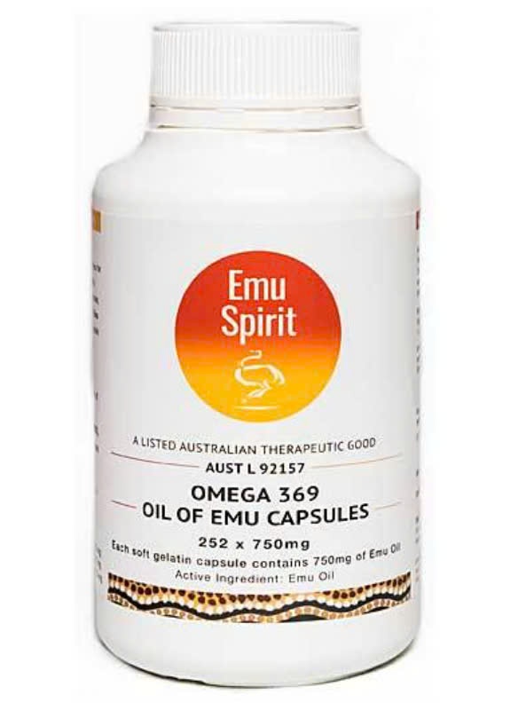 Viên uống dầu đà điểu Emu Spirit Oil Of Emu Omega 369 750mg
