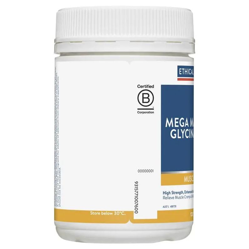 Viên uống bổ sung Magie hỗ trợ cơ bắp Ethical Nutrients Mega Magnesium Glycinate 5-in-1