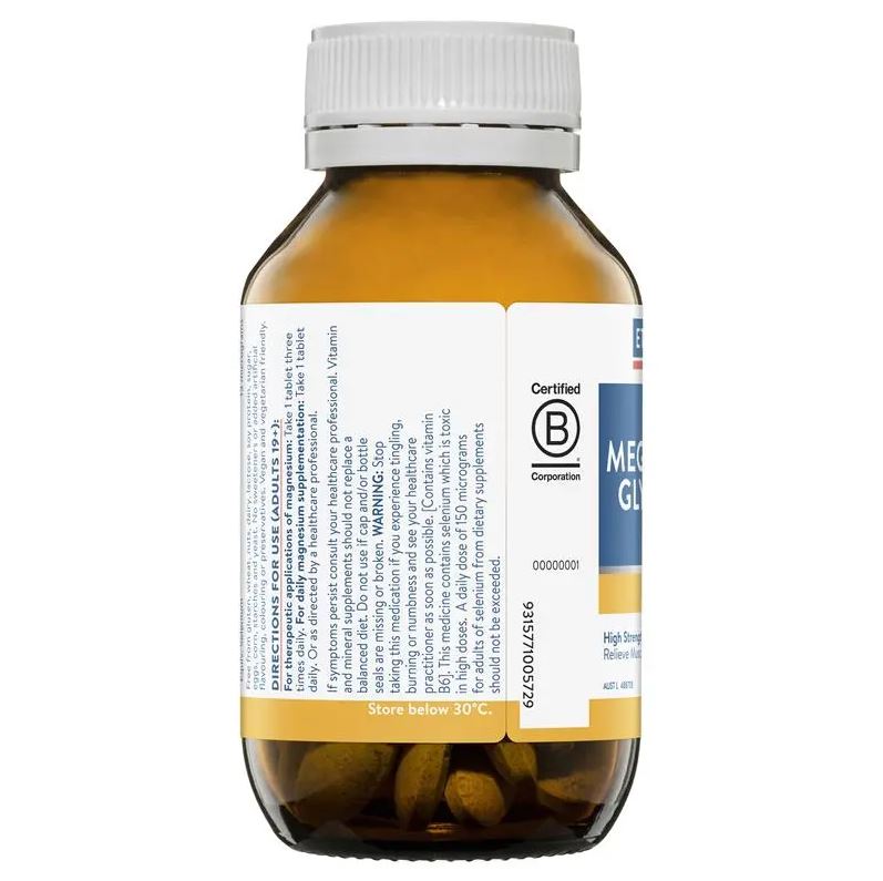 Viên uống bổ sung Magie hỗ trợ cơ bắp Ethical Nutrients Mega Magnesium Glycinate 5-in-1