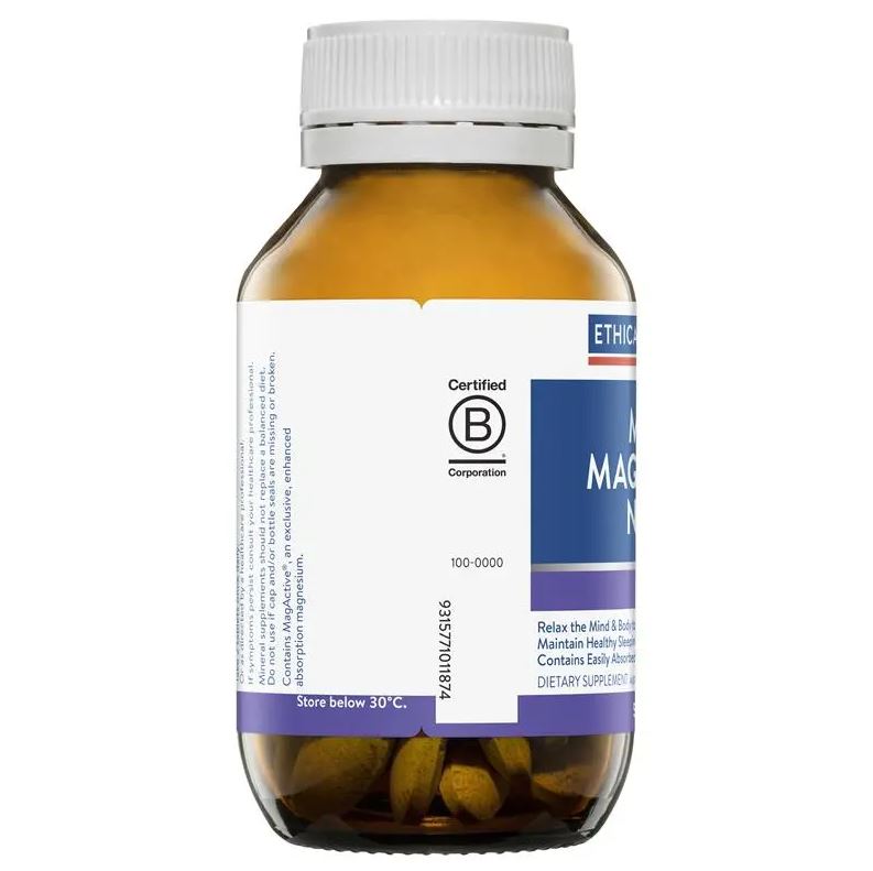 Viên uống hỗ trợ giấc ngủ Ethical Nutrients Mega Magnesium Night