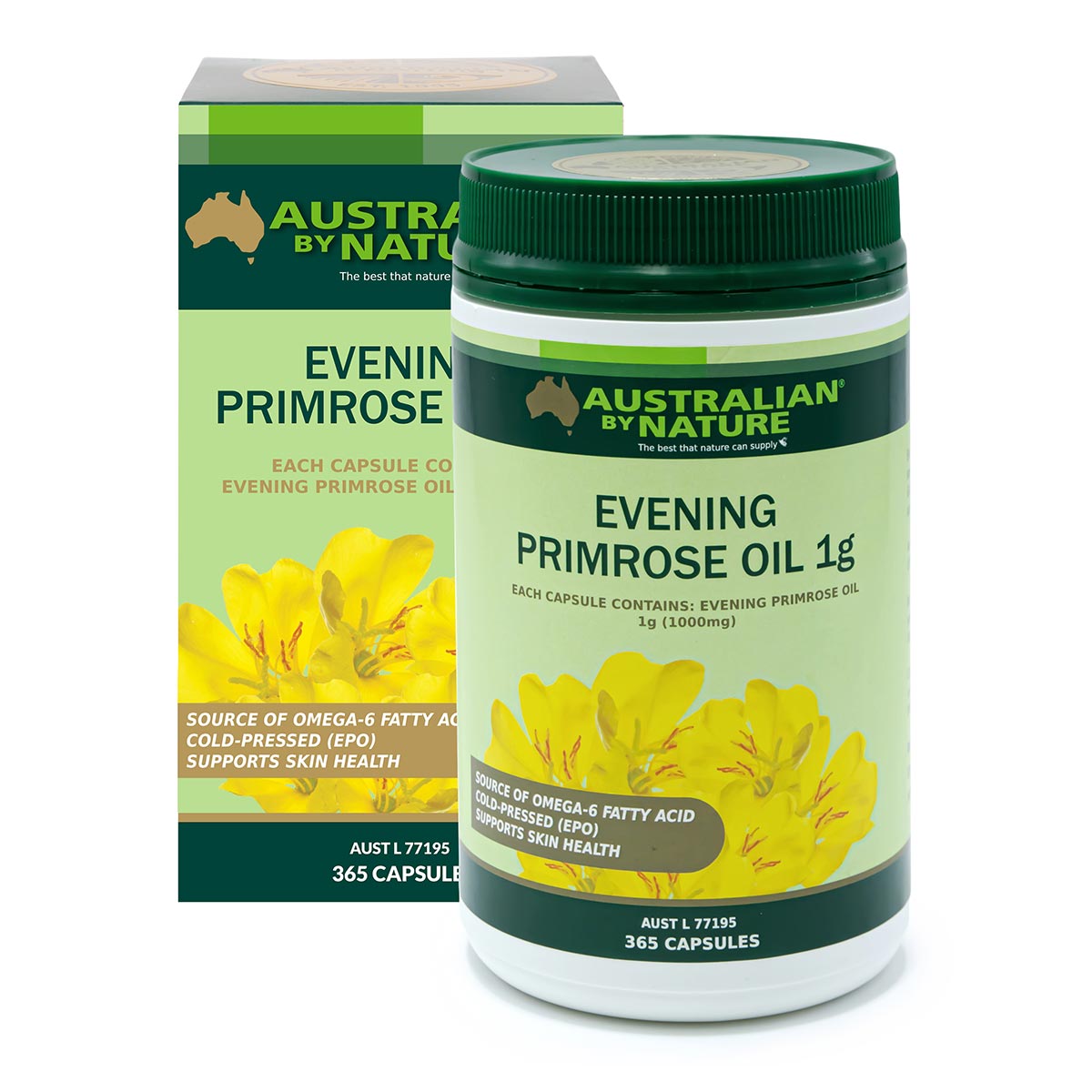 Viên uống tinh dầu hoa anh thảo Australian By Nature Evening Primrose Oil 1000mg