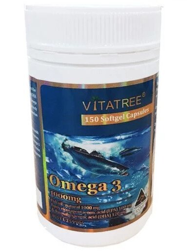 Viên uống dầu cá Vitatree Omega 3 1000mg