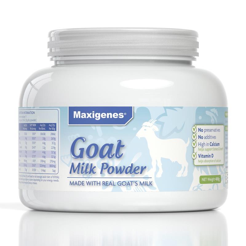 Bột sữa dê Maxigenes Goat Milk Powder của Úc 400g | Xuất xứ Úc