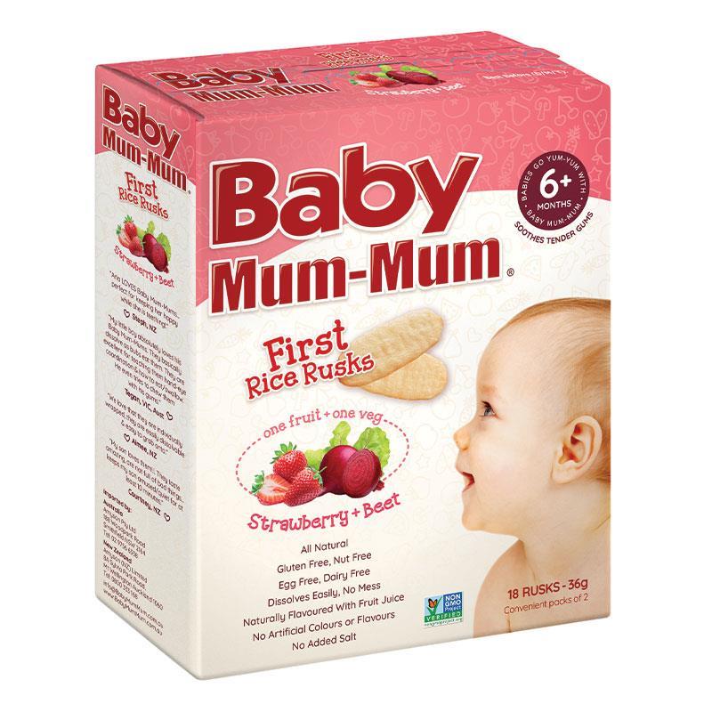 Bánh gạo ăn dặm Baby Mum-Mum Rice Rusks