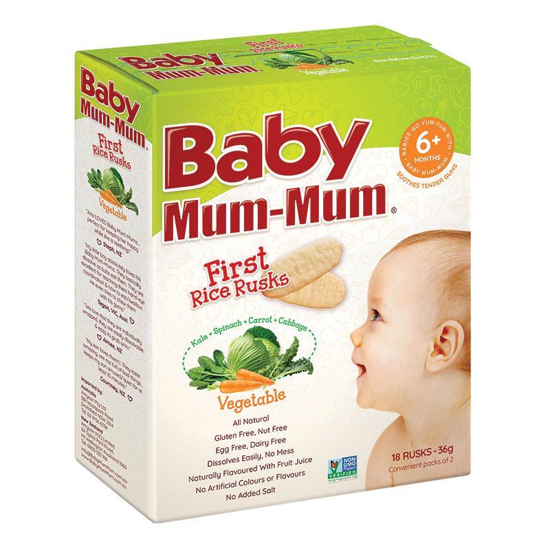Bánh gạo ăn dặm Baby Mum-Mum Rice Rusks