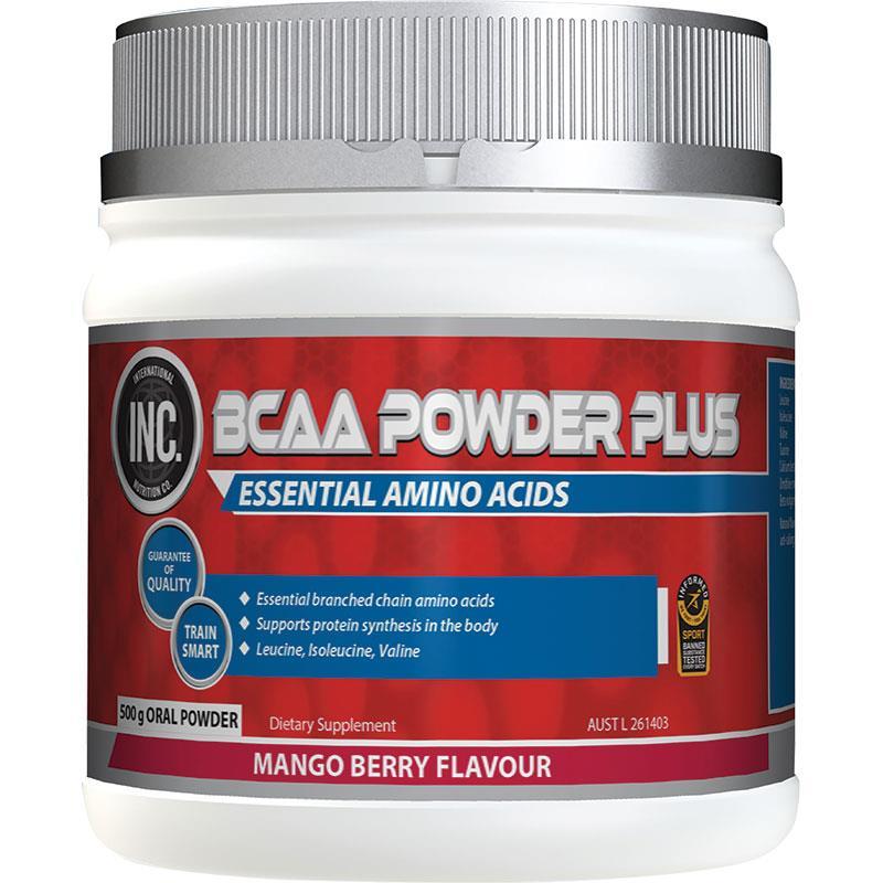 Bột hỗ trợ phục hồi cơ bắp INC. BCAA Powder Plus