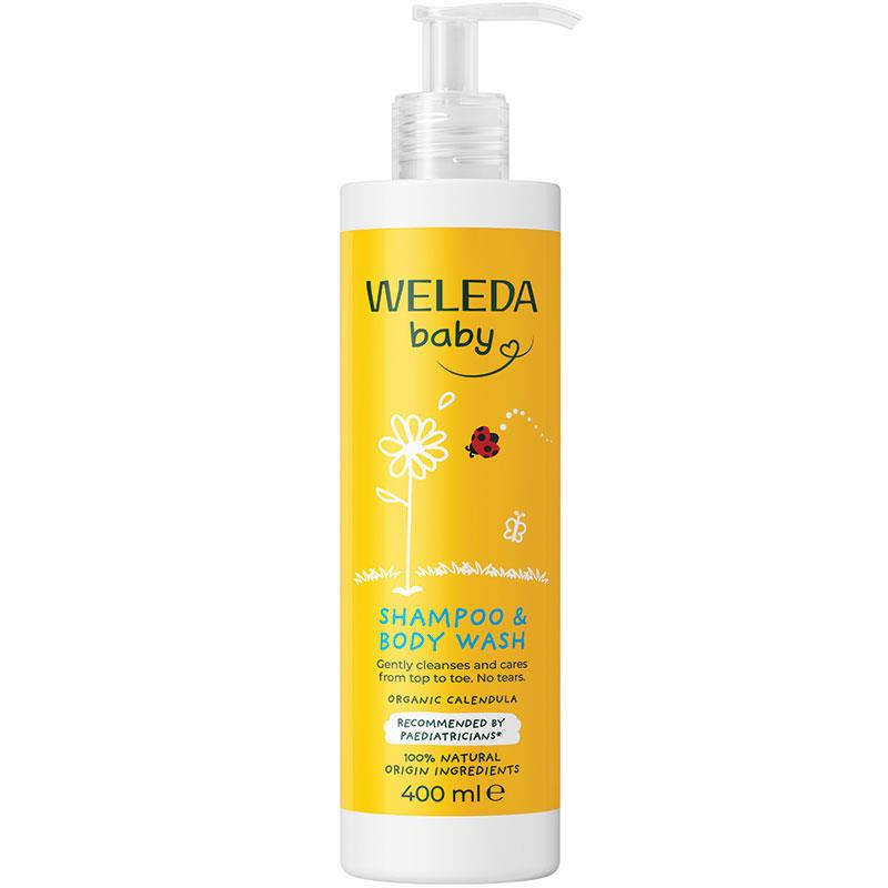 Sữa tắm gội toàn thân Weleda Calendula Shampoo & Body Wash