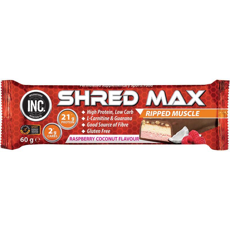 Thanh protein hỗ trợ đốt mỡ INC. Shred Max Protein Bar