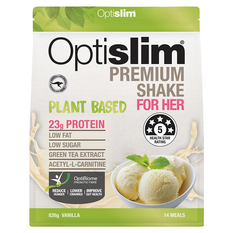 Bột lắc giảm cân Optislim For Her Plant Based Shake