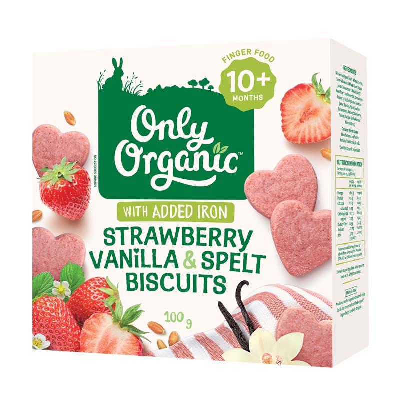 Bánh quy ăn dặm Only Organic Biscuits